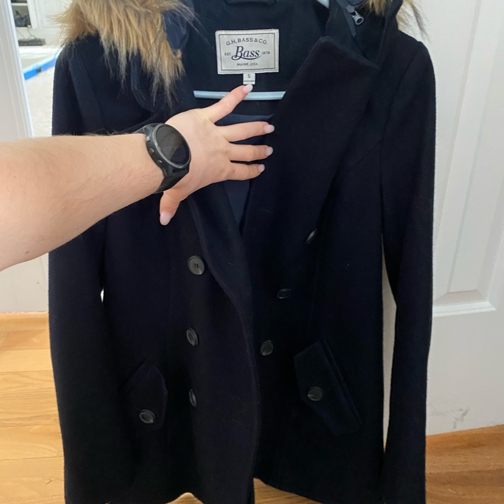 Women’s wool pea coat